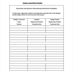 Wizard Free Sample Quality Control Plan Templates In Ms Word Pages