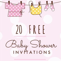 Marvelous Printable Baby Shower Invitations Invites Invitation Girl Gender Boy Planning Templates Invite Pink
