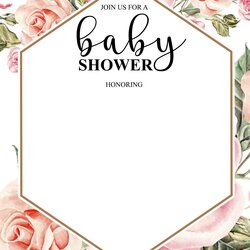 Supreme Free Baby Shower Invitation For Girl Printable Birthday