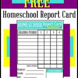 Worthy Free Report Card Template Cards Printable School Progress