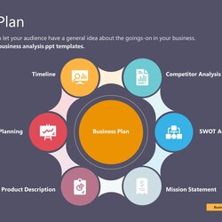 Fantastic Business Plan Template Free Premium Slide