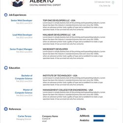 Brilliant Resume Template Microsoft Word Download Templates Format Ms Latest Modern Simple Document Sample
