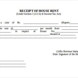 Worthy Best Rent Receipt Template Format Example You Calendars