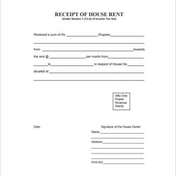 Free Rent Receipt Templates Ms Word Excel Formats Template Invoice