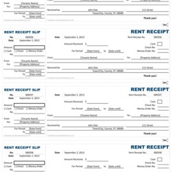 Rent Receipt Template Excel Lg