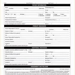 Free Patient Registration Form Template Of Definitions New Forms Discharge Medical