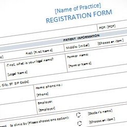 Superlative Patient Registration Form Template For Word Presentation Medical Templates Microsoft Simple Point