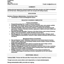 Sterling Recent Graduate Resume Template Premium Samples Example