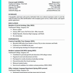 Capital Recent College Grad Resume Template Guru Resumes Resident Curriculum Vitae Internship Freshman