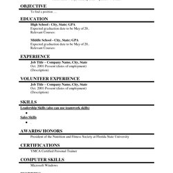 Peerless College Student Resume Examples Builder Templates Best Template Job Students Word School High