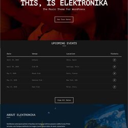Spiffing Radio Station Website Themes Templates Width