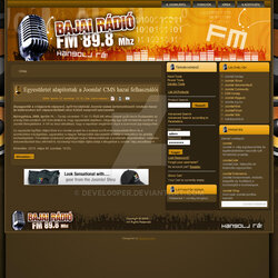 Tremendous Web Template Radio St By On Designs