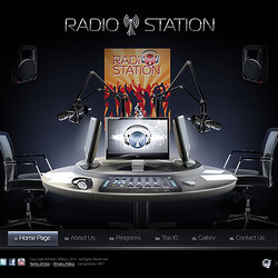 Radio Station Website Template Free