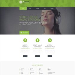Sterling Radio Station Website Themes Templates Template Responsive