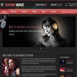 Admirable Radio Themes Online Station Templates Website Template Internet Live