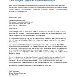 Admirable Free Letter Of Recommendation Templates Samples Examples Kb