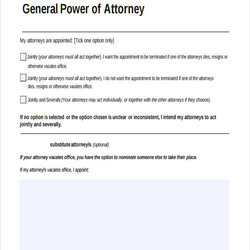 High Quality Free Printable Power Of Attorney Forms In Ms Word General Form Gov Au
