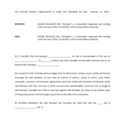 Wonderful General Release Power Of Attorney Template Le Pour