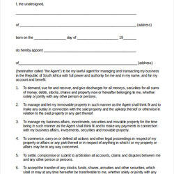 Cool General Power Of Attorney Printable Form Forms Free Online
