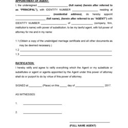 Magnificent Download General Power Of Attorney Form Doc End