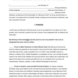 Wizard Free Florida General Power Of Attorney Form Word Financial