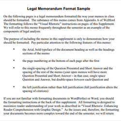 Smashing Formal Memorandum Samples Sample Templates Legal Format