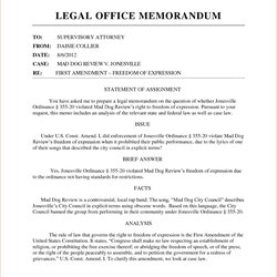 Preeminent Legal Memorandum Sample Master Of Template Document Memo Informative Samples Essay Example Law