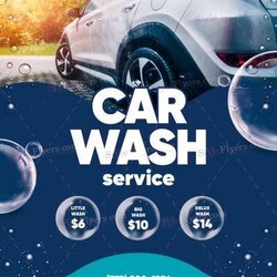 Matchless Car Wash Flyer Template