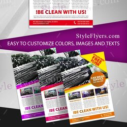 Sublime Car Wash Free Flyer Template Download Service Preview