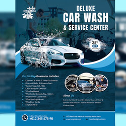 Superlative Car Wash Flyer Template Design For Business By Islam Compress
