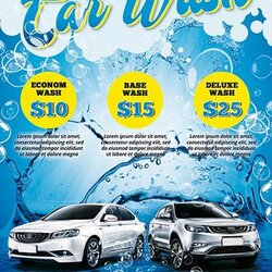 Great Download The Car Wash Free Poster Template Flyer Flyers Templates Business Detailing Auto Posters