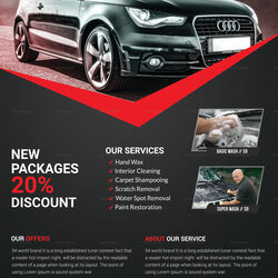 Super Car Wash Flyer Design Template In Word Publisher