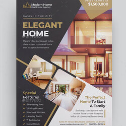 Marvelous Real Estate Flyer Template