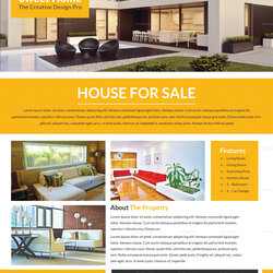Magnificent Custom Real Estate Flyer Design Template In Word Publisher
