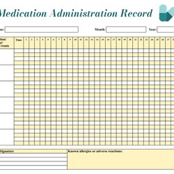 Exceptional Download Blank Medication Administration Record Template Chart Printable Excel Sheet Microsoft