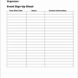 Marvelous Employee Sign In Sheet Template Excel Templates Via New Of