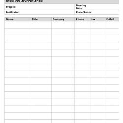 Eminent Employee Sign In Sheet Template Walls Meeting