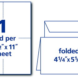 Splendid Quarter Fold Card Template