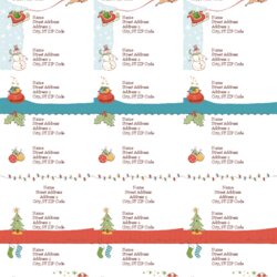 Brighten Your Packages With This Accessible Holiday Address Label Avery