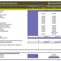 Tremendous Stunning Price Comparison Templates Excel Word Template