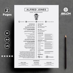 Peerless Ms Word Resume Template Free Download For Your Needs