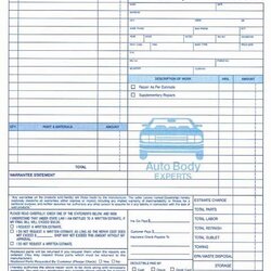 Preeminent Auto Body Shop Forms Unique Mechanic Invoice Part Repair Taller Checklist Garage Receipt Informal