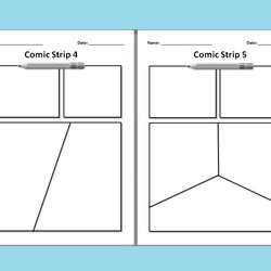 Sublime Comic Strip Blank Templates Teaching Resources Different Does Why Look Op