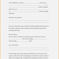 Fantastic Free Printable Basic Rental Agreement One Platform For Digital Purchase Editable Tenancy Landlords