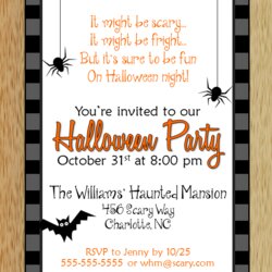 High Quality Halloween Party Invitation In Invitations Neighborhood
