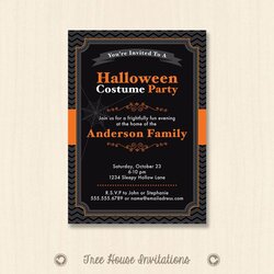 Tremendous Halloween Party Invitation Invitations Templates Ideas