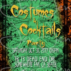 Smashing Halloween Party Invitation Invitations