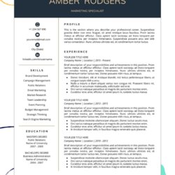 Excellent Free Google Docs Resume Templates To Download