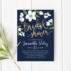 Matchless Printable Bridal Shower Invitation Templates
