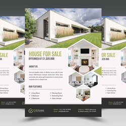 Matchless Real Estate Flyer Advertising Template